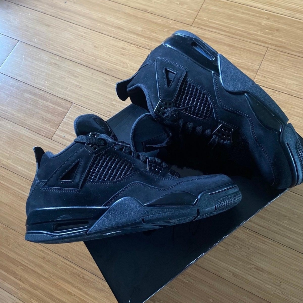 jordan retro 4 black cat size 8